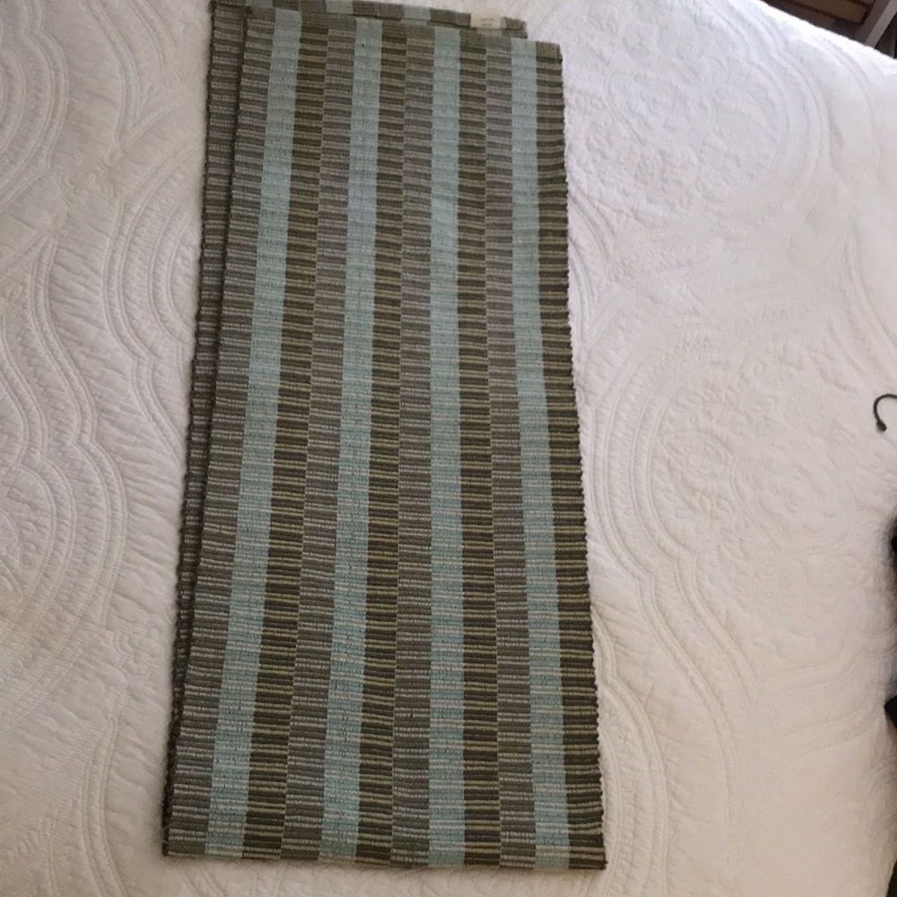 Runner Striped Green and Blue - Picture 5 of 5